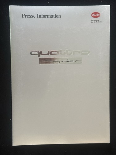 Audi pressemappe presse - pressemappe,