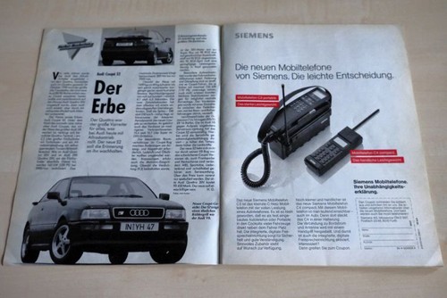 Mot 1990 audi coupe mit - s2,