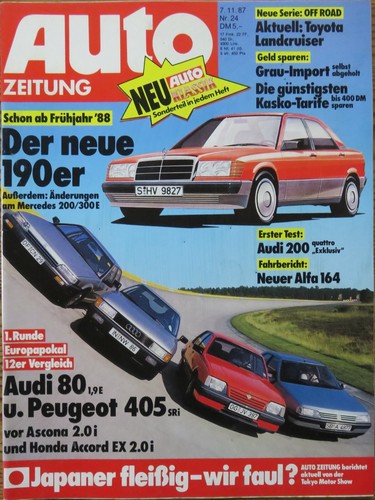 Auto zeitung test - auto, 24/87