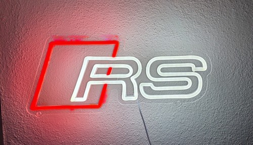 Audi logo led - audi, rs