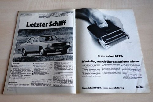 Mot 1974 audi 100 mit - l,