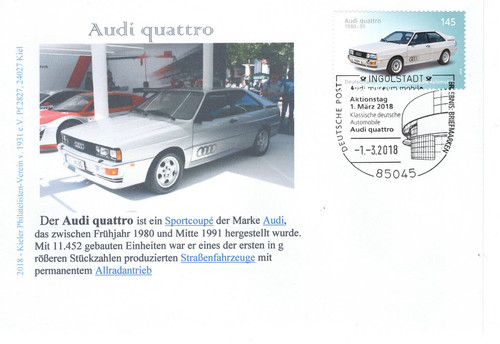 Audi quattro sonderstempel - quattro,