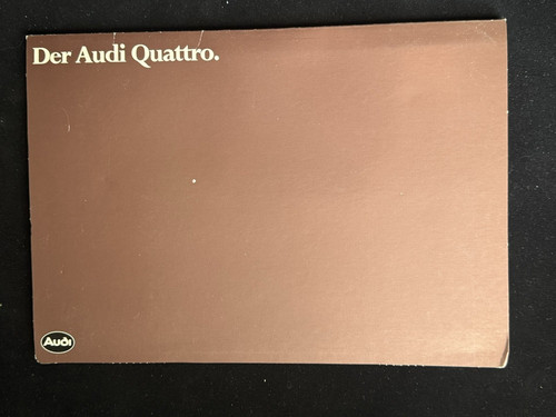 Audi urquattro quattro - audi,